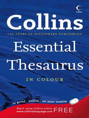 cover image of Collins Essential Thesaurus